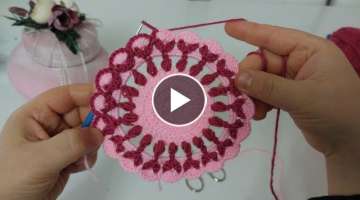 Stunning and stylish crochet coaster Glass holder crochet pattern crochet projects