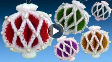 Como hacer esferas Navideñas para decorar la casa para Navidad