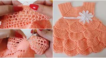 Beautiful Baby Knitted Dress You Can Knit Yourself