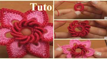 HOW TO MAKE A CROCHET KNIT FLOWER?