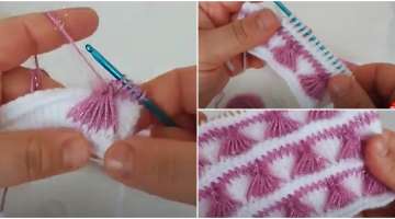 Gorgeous Tunisian baby knitting pattern