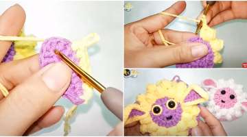Sheep Face Mini crochet bag for Super Cute Baby