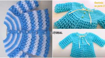 Very Easy Crochet Baby Cardigan / 0-1 years old
