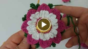 How to make a crochet flower? // Easy Crochet flower for beginners