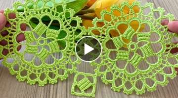 THIS PATTERN IS A MASTERPIECE❗️Super Easy Crochet Round Motif Model