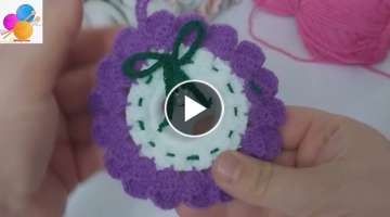 Crochet Christmas Wreath For Beginners II christmas ornaments????????????????