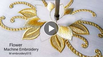 Flower Embroidery Design Blouse Machine Embroidery industrial zigzag machine