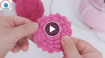 How to crochet a flower rose?✅ How to crochet a flowers rose for beginners