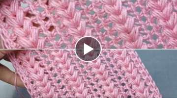 wonderful tunusian crochet stitch ????