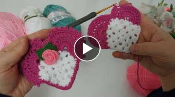 Quick and easy crochet ornamental accessory soap dish❤????