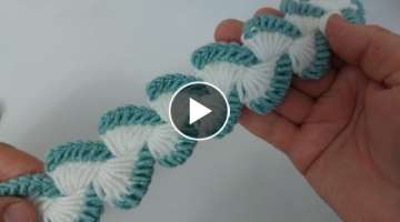 Very easy hair bandana knitting pattern // #veryeasyknitting