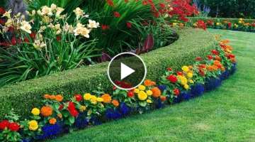 Amazing front yard flower bed ideas | DIY garden ideas | Flower bed makeover