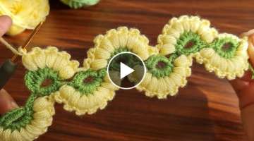 Wow! Super Easy Tunisian Knitting- How to make Tunisian Crochet Knitting✔️Inanilmaz Tunus Ör...
