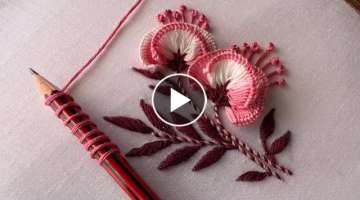 Splendid flower design|hand embroidery|embroidery designs|embroidery video