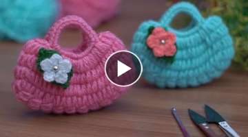 ✨Amazing✨ crochet mini purse/Tunisian knitting/Amazing tığ işi mini çanta/Tunus örgüsü