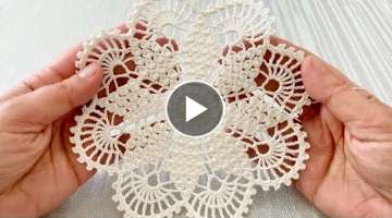 Gorgeous Crochet Table and Bedspread Motif Tutorial