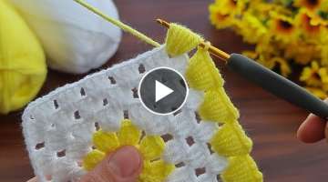 Wow!! Super easy, very useful crochet beautiful motif crochet coaster 