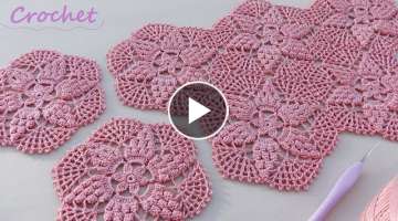 ????Easy Crochet motifs pattern for beginners????