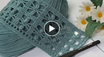 Şahane ???? Yapımı kolay tığ işi örgü model crochet knitting pattern