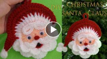 Como hacer Papa Noel a Crochet de Navidad ideas para decorar Tutorial navideño