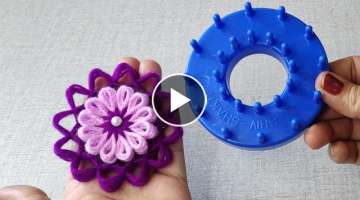 It's so Beautiful. Hand Embroidery Flower design idea. Super Hand Embroidery Flower design trick