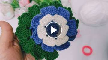 Great ! ???????? Very Easy crochet flower pattern☕????