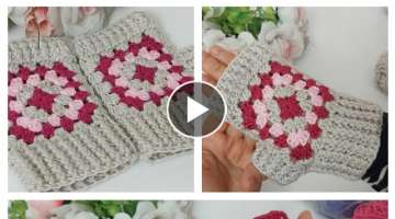 ????????Making the easiest crochet fingerless glove model????????