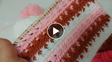 Wonderful Easy Tunisian Crochet Knitting Pattern