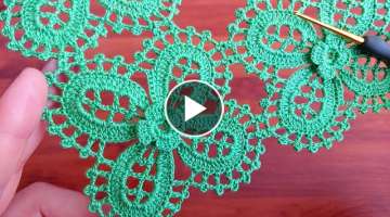 Wonderful Beautiful Flower Crochet lace Model Knitting Online Tutorial for beginners Tığ işi