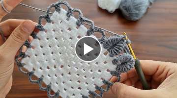 Super easy How to crochet a coaster supla. Çok Kolay Tığ İşi Supla Bardak Altlığı motif.