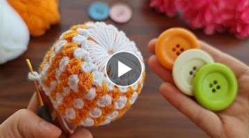 Wow!! super idea how to make eye catching crochet ✔ süper göz alıcı tığ işi nasıl yapı...