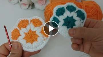 crochet paw motif model / whether you want to decorate your knitting or make a keychain??????????...
