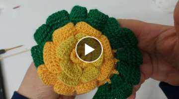 Crochet Rose Beautiful Leaf for Your Home New Model Super????????