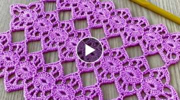 UNUSUAL and VERY STYLISH Crochet Runner, Shawl, Blouse, Curtain Pattern / Latest Models