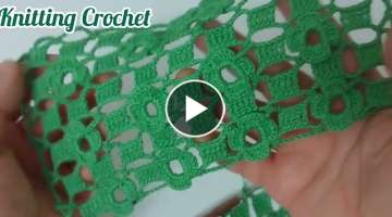 Great ! Very easy crochet lace with a magnificent appearance