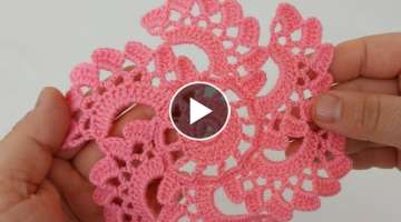 Very Elegant crochet motif pattern