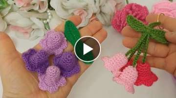 Crochet Lily of the flower keychain ????????????????????