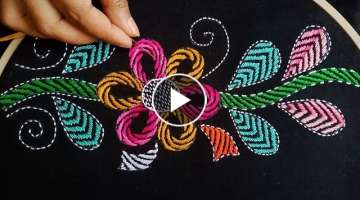 Hand Embroidery Nokshi Katha Stitch Tutorial