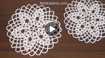 Crochet Flower Motif Tutorial EASY Crochet lace motif patterns free PART 2