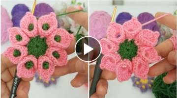 ???? Crochet Pattern Flower & Floral Pattern Crochet
