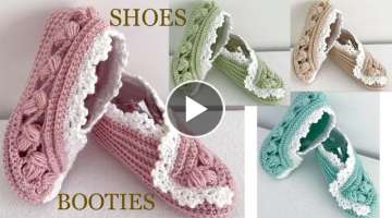 Zapatos Pantuflas tamaño Adulto tejido de punto cuadrado a Crochet