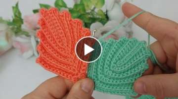 Very easy Crochet Leaf making DIY????????