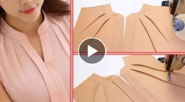 Best Way Women's Collar Sewing | Sewing Tutorial and Technique | DIY Sewing Tricks