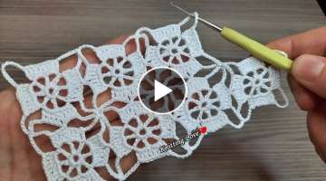 UNUSUAL VERY STYLISH BEAUTIFUL Flower Crochet Pattern knitting Online Tutorial for beginners Tı...