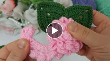3D CROCHET FLOWER PATTERN //Crochet Flower????????????