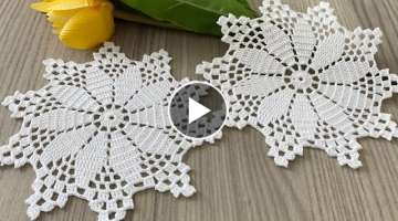 So Chich and Cool❗️ How to Make a Magnificent Flower Crochet Motif Model