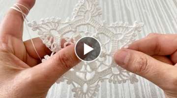 HEARTWARMING Crochet Snowflake Pattern Tutorial / Trend Crochet Patterns