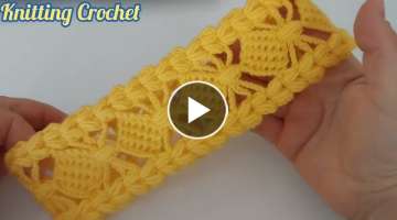Awesome hair bandana knitting pattern //#knittingcrochet #awesomeknitting