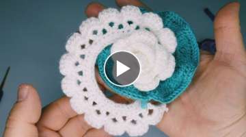 Great, it's really beautiful, you will love it, easy crochet rose motif making ????