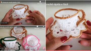 Fast and Very Practical Lace Tea Cup for Decorative Purposes